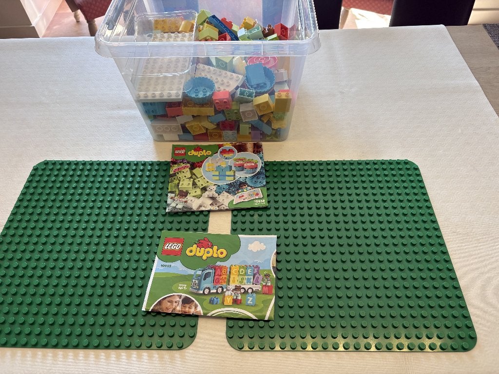 DUPLO   BLOKKEN, Kinderen en Baby's, Ophalen, Zo goed als nieuw, Grondplaat, Duplo