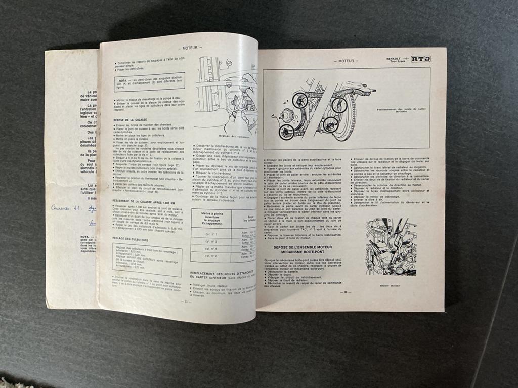 Revue Technique Automobile Renault « 4 », Livres, Enlèvement ou Envoi, Utilisé, Renault