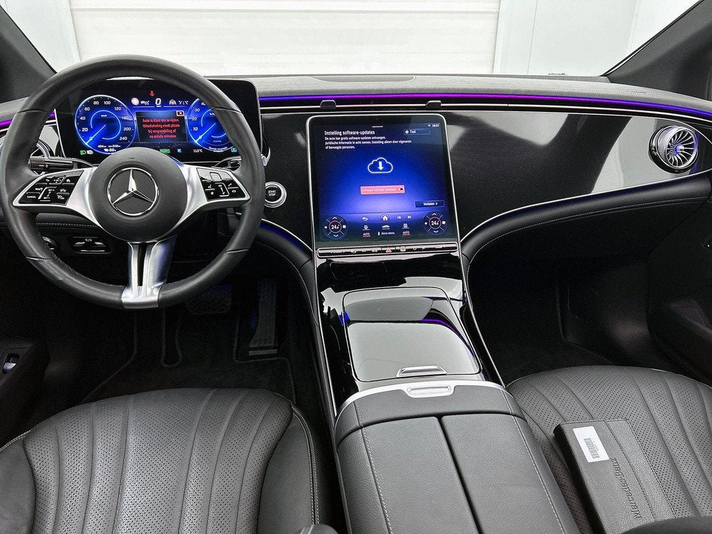 Mercedes-Benz EQE-Klasse 350 Berline Luxury Line Panoramisch, Auto's, Automaat, Zwart, 96 kWh, EQE
