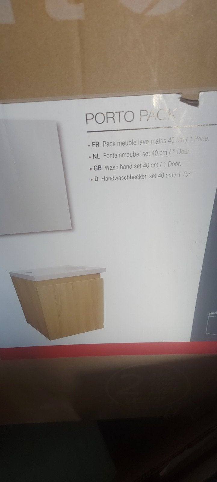 Nouveau meuble de salle de bain en boîte, Maison & Meubles, Enlèvement, Neuf