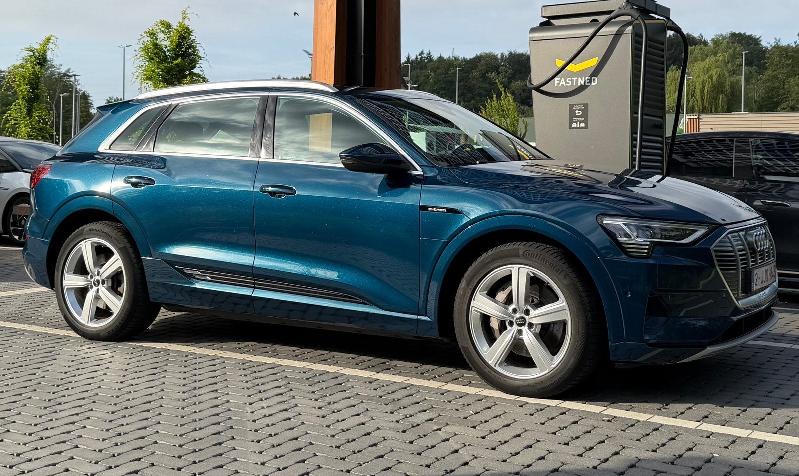 Audi E-tron 50 Quattro 313pk Pano, matrix, leder, autopilot, Autos, Cuir, Achat, Euro 6, Noir