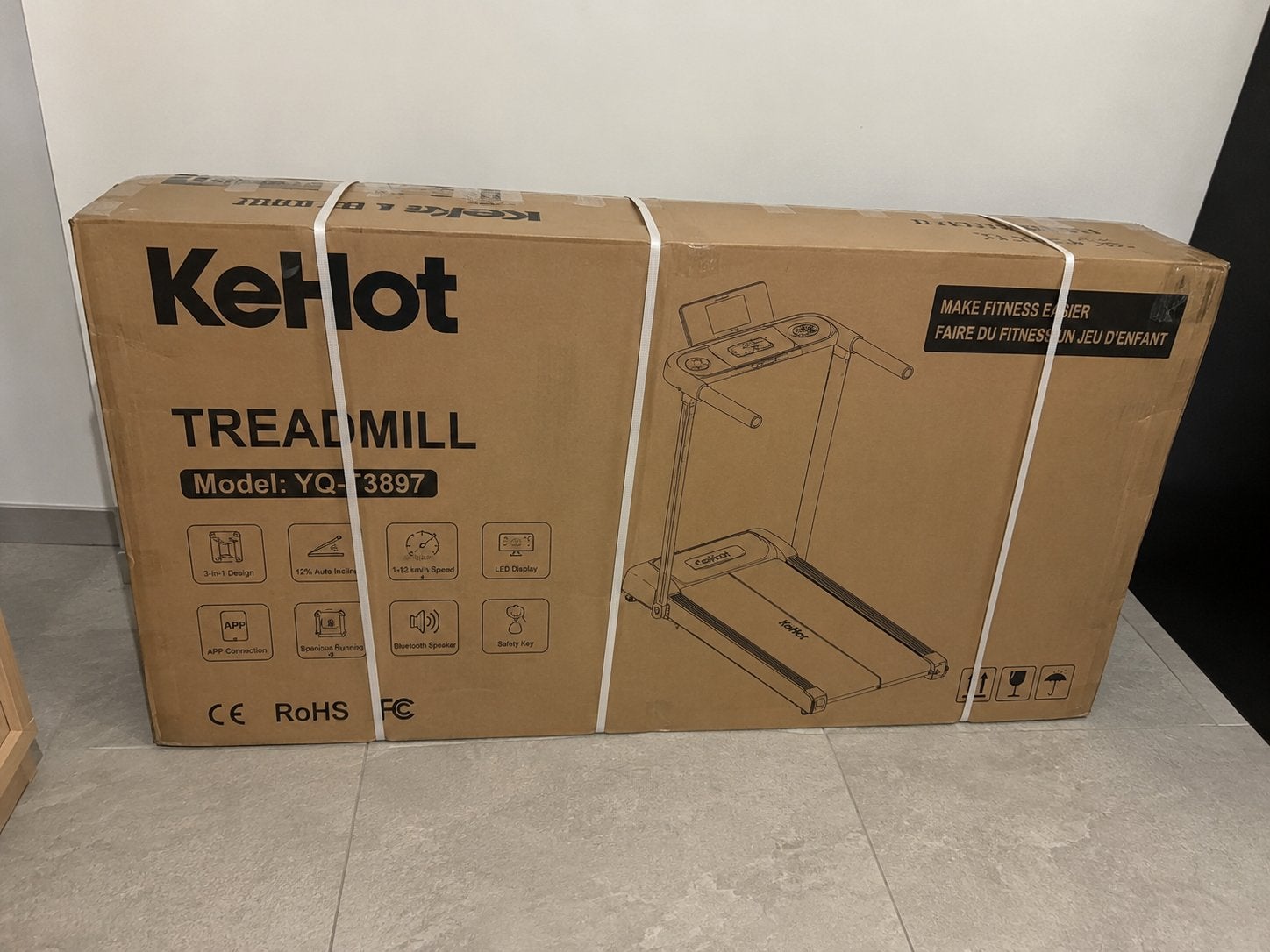‍️ Tapis de course KeHot 3-en-1 – Neuf, jamais ouvert, Enlèvement ou Envoi, Comme neuf