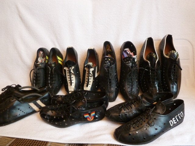 Chaussures cycliste vintage, sortie rétro, atelier. 36 à 47, Vélos & Vélomoteurs, Comme neuf, Autres tailles, Chaussures, Femmes
