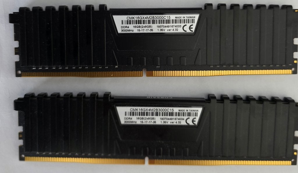 Ram : Vengeance LPX DDR4 3000MHz 2 sticks of (2x8 GB), 32 GB, DDR4, Ophalen of Verzenden, Zo goed als nieuw