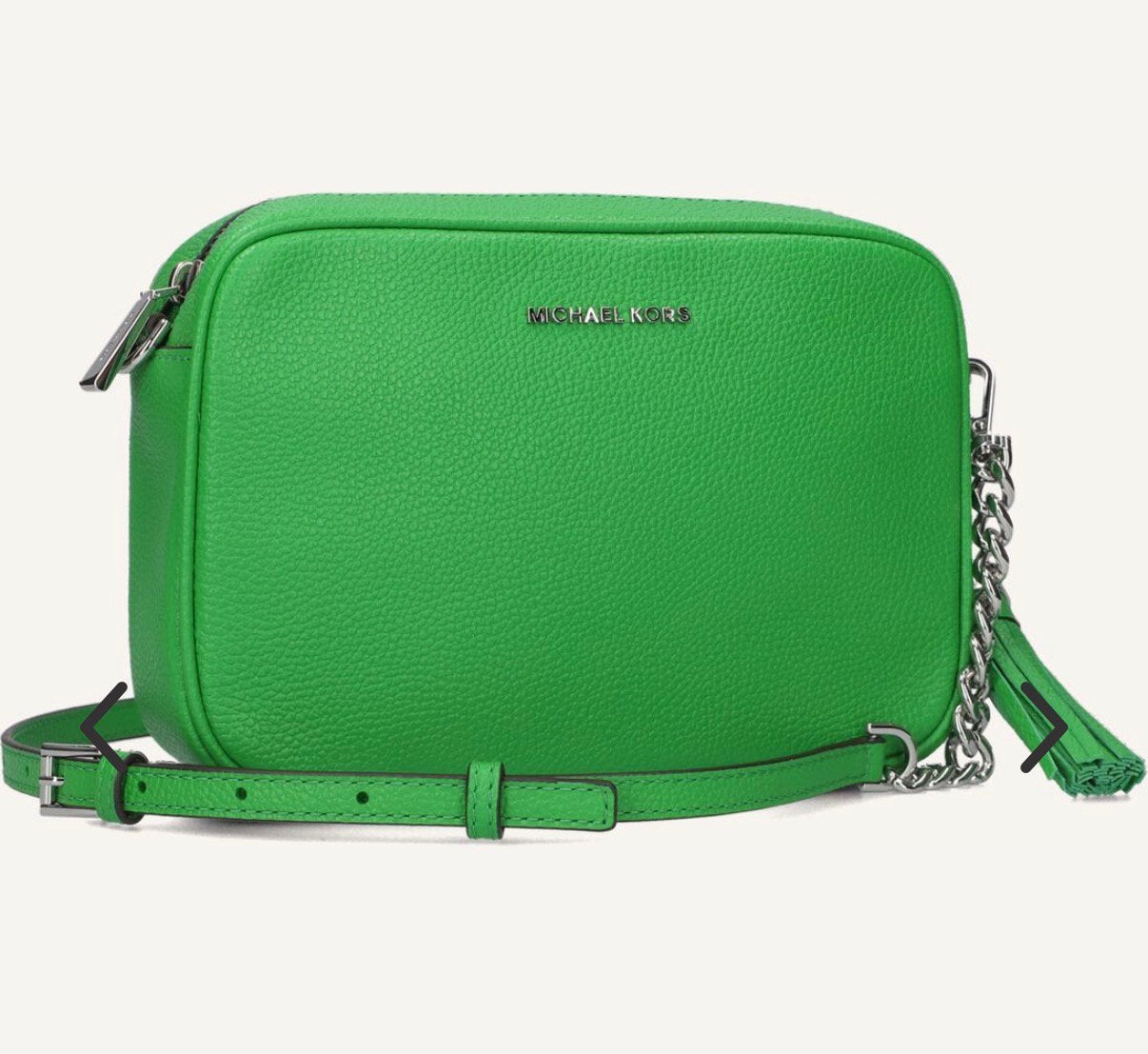 Michael Kors schoudertas leer, Nieuw, Leer, Groen, Ophalen