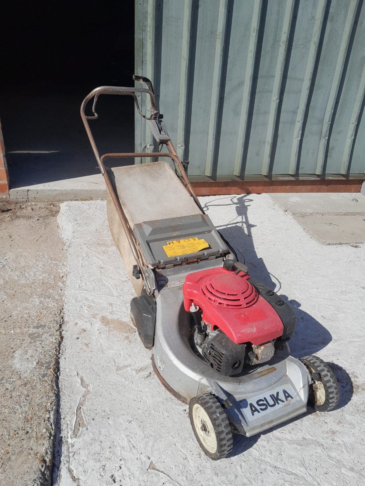 asuka grasmaaier met honda motor, Jardin & Terrasse, Enlèvement ou Envoi