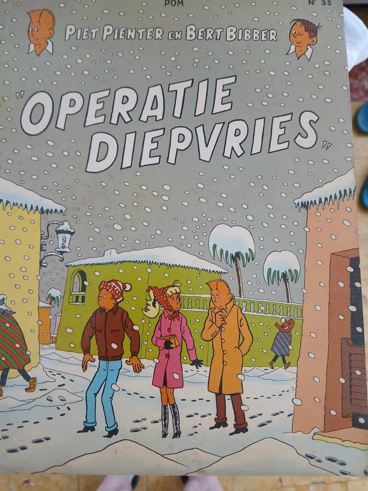 OPERATIE DIEPVRIES NR35 PIET PIENTER BERT BIBBER, Boeken, Gelezen, Eén stripboek, Ophalen of Verzenden, POM