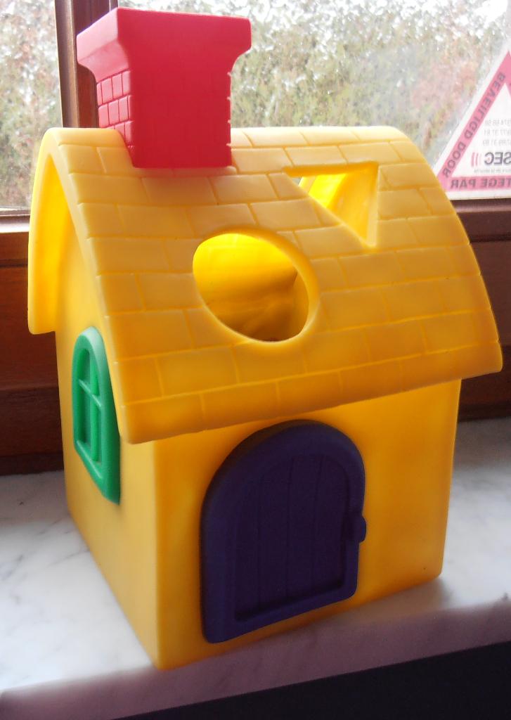 Maison "Trieur de formes" pour bébé/enfant (vintage), Enfants & Bébés, Enlèvement ou Envoi, Utilisé, Découverte