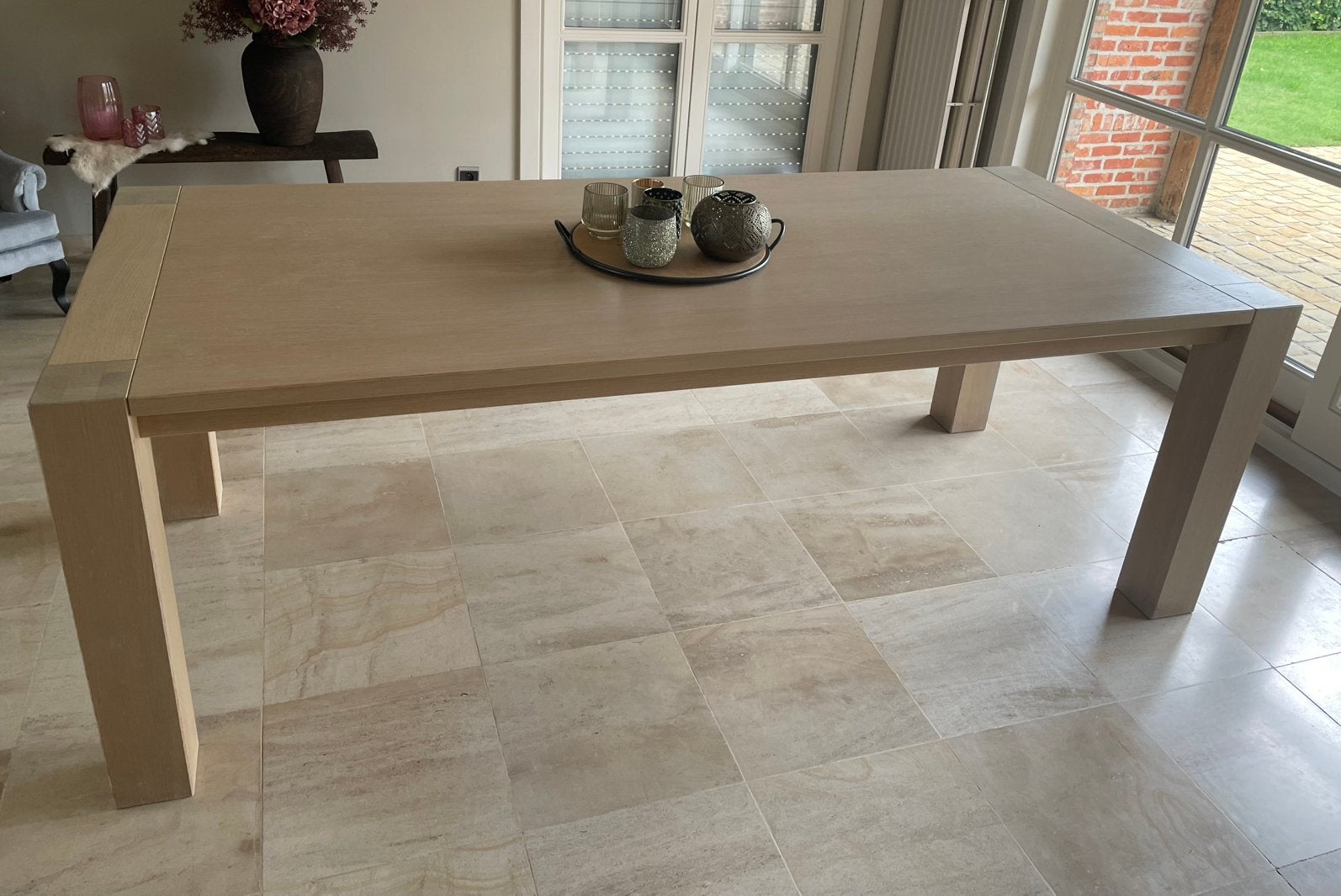 Meubels, dressoir en tafel, Huis en Inrichting, Tafels | Eettafels, Ophalen, Gebruikt