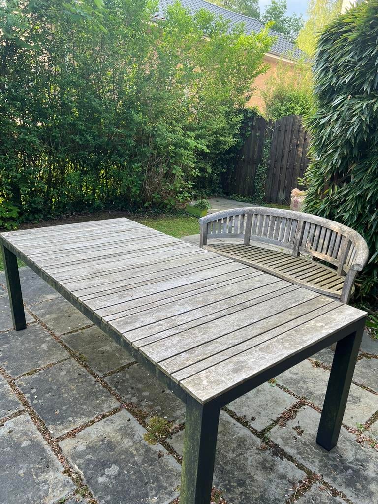 Banc et table de jardin, Enlèvement, Utilisé