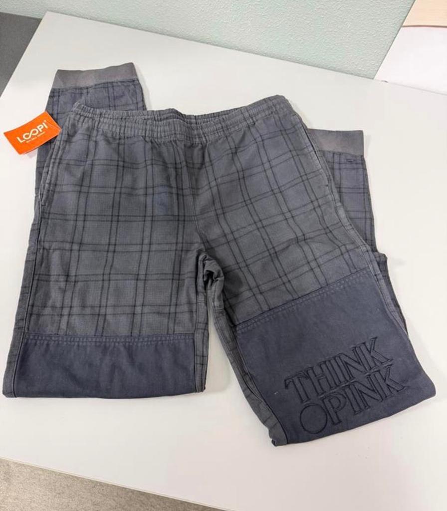 Calanque Think Pink joggingbroek geruit donkergrijs L mens, Kleding | Heren, Broeken en Pantalons, Ophalen of Verzenden, Zo goed als nieuw