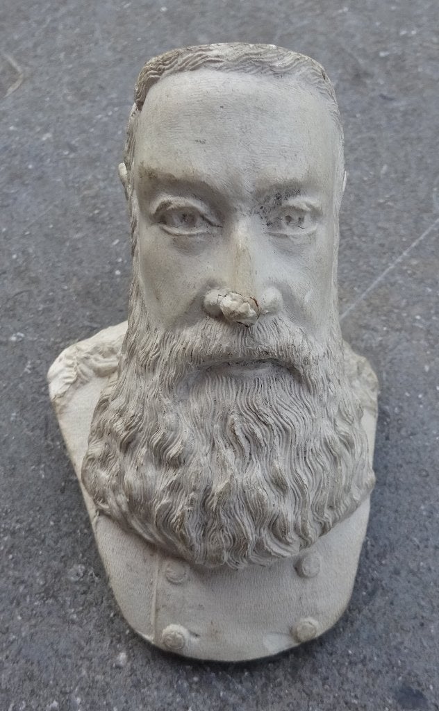 CONGO BELGE - PIPE A L'EFFIGIE DE SM LE ROI LEOPOLDII, Envoi, Autres, Objet d'art