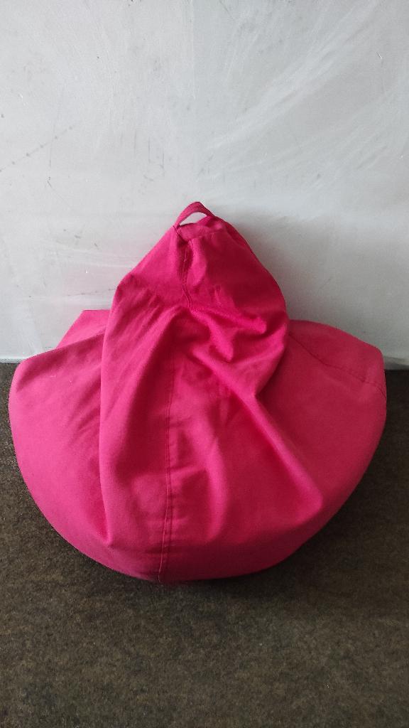 Pouf, Enlèvement, Utilisé, Rouge, Pouf