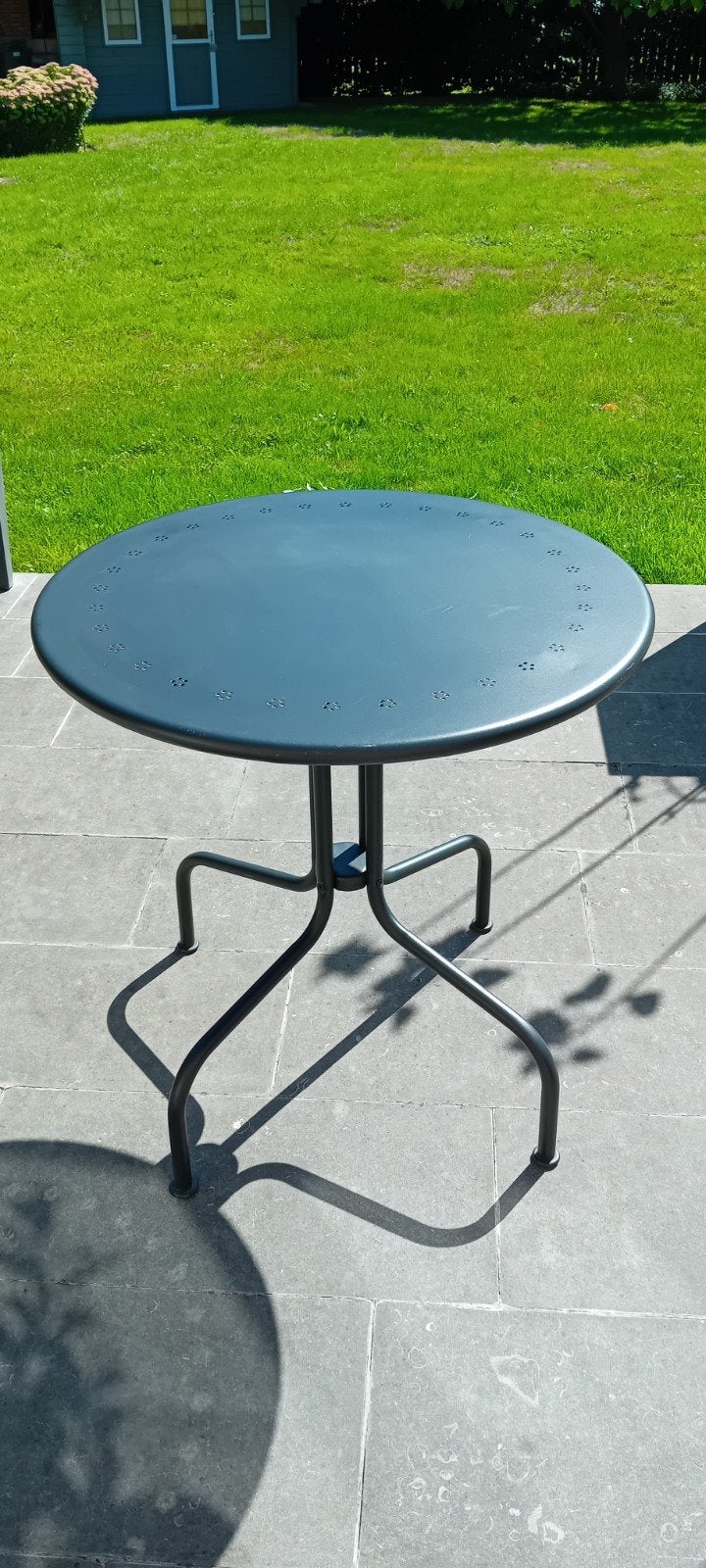 Table ronde d'extérieur 70 cm de diamètre, Enlèvement, Comme neuf, Rond, Métal