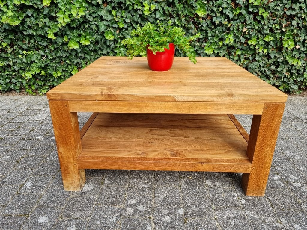 salontafel teak, Huis en Inrichting, Ophalen, Gebruikt, 50 tot 100 cm, 50 tot 100 cm