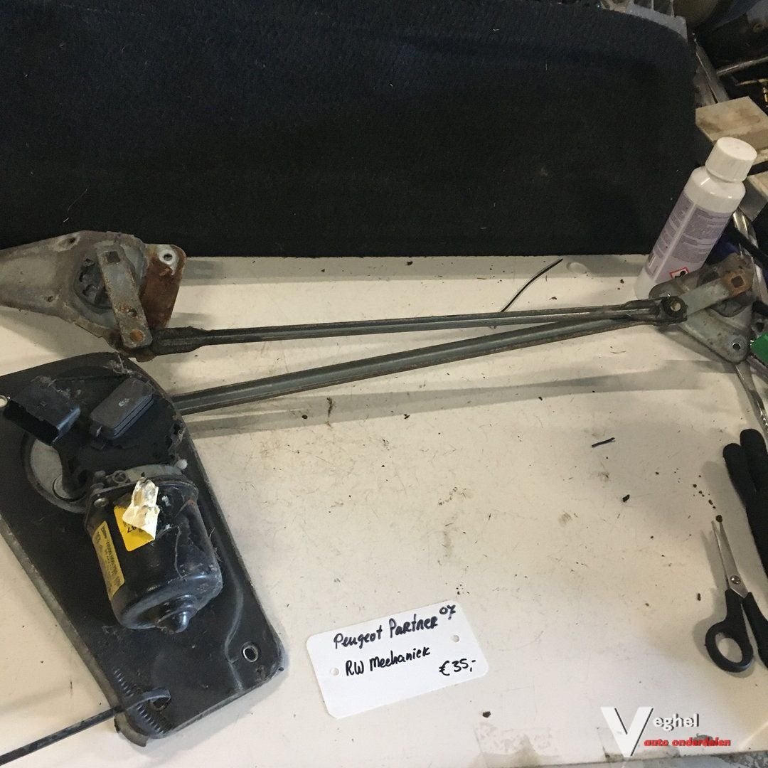 Peugeot Partner 2007 Ruitenwissermechaniek met motor, -, Utilisé, -, -