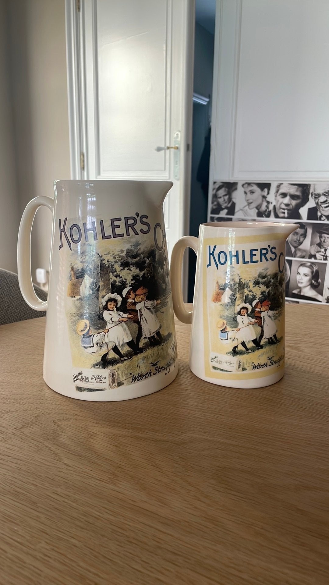 set van 2 kannen Kohler’s Chocolates, Ophalen, Zo goed als nieuw