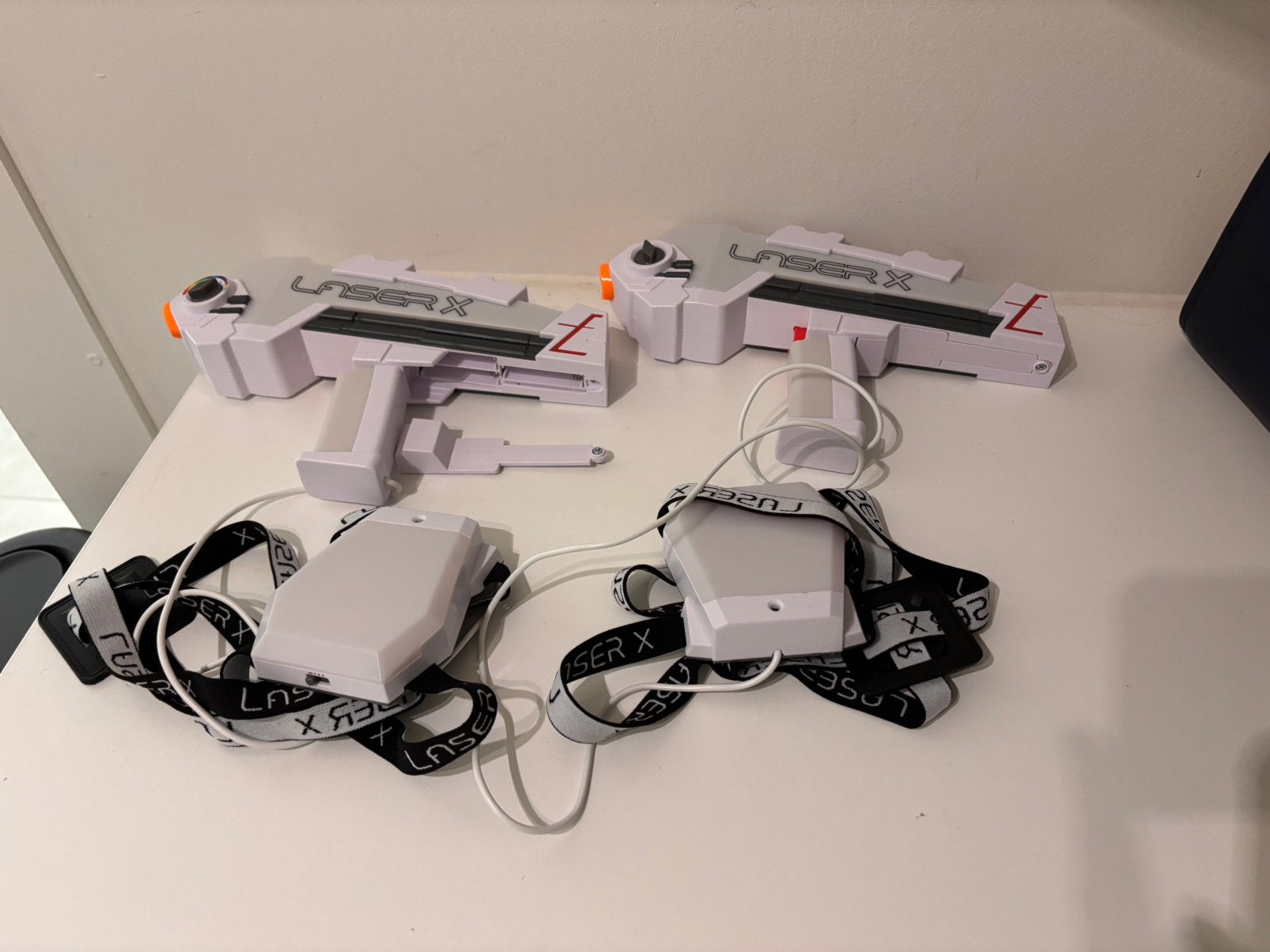 Laser X lasergame – 2 speelgoedgeweren, Ophalen of Verzenden, Gebruikt