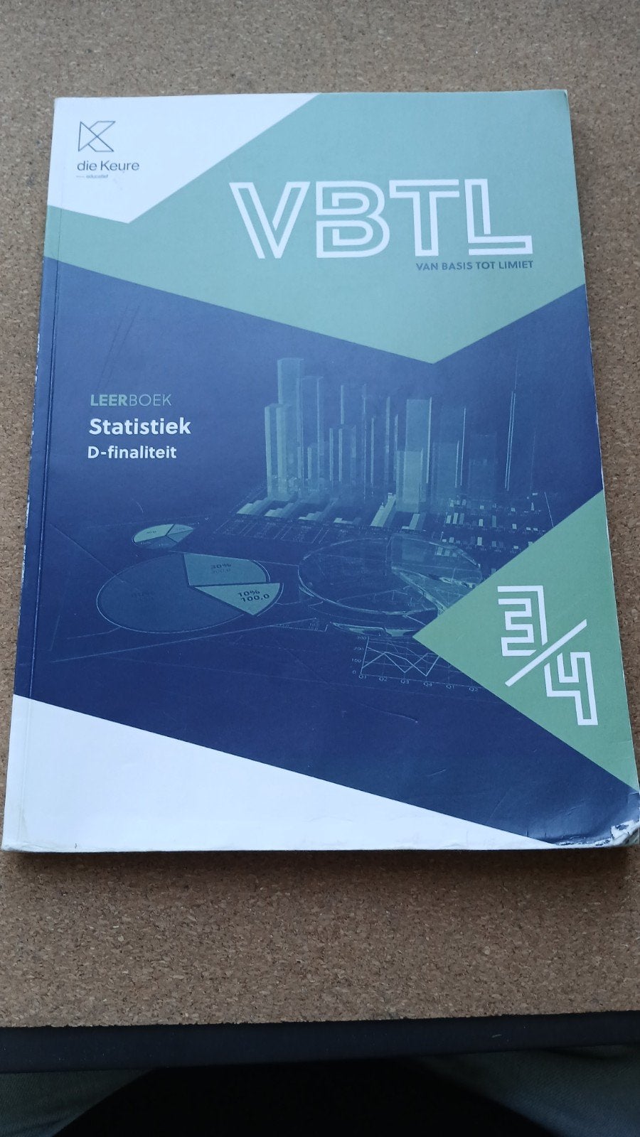 VBTL 3/4 – leerboek statistiek , Boeken, Ophalen of Verzenden, Nederlands