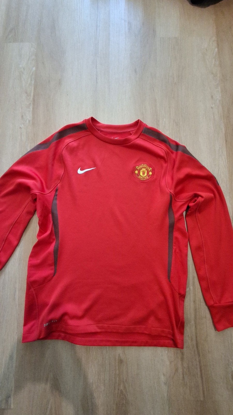 Vintage Nike Manchester United Training Jumper 2010-2011, Maat M, Ophalen of Verzenden, Zo goed als nieuw, Shirt