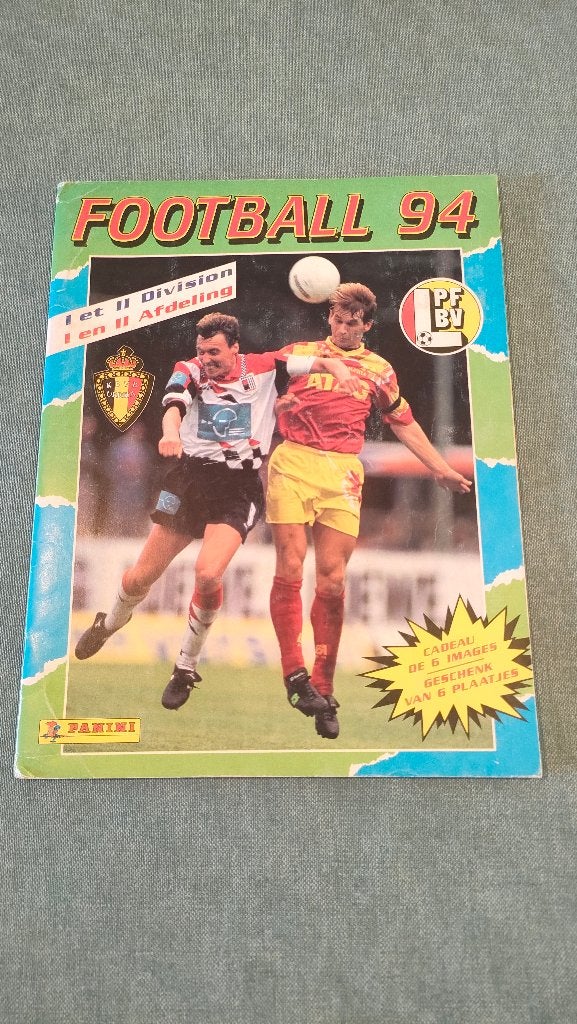Panini Football '94 België Stickeralbum - Onvolledig, Verzamelen, Ophalen, Gebruikt