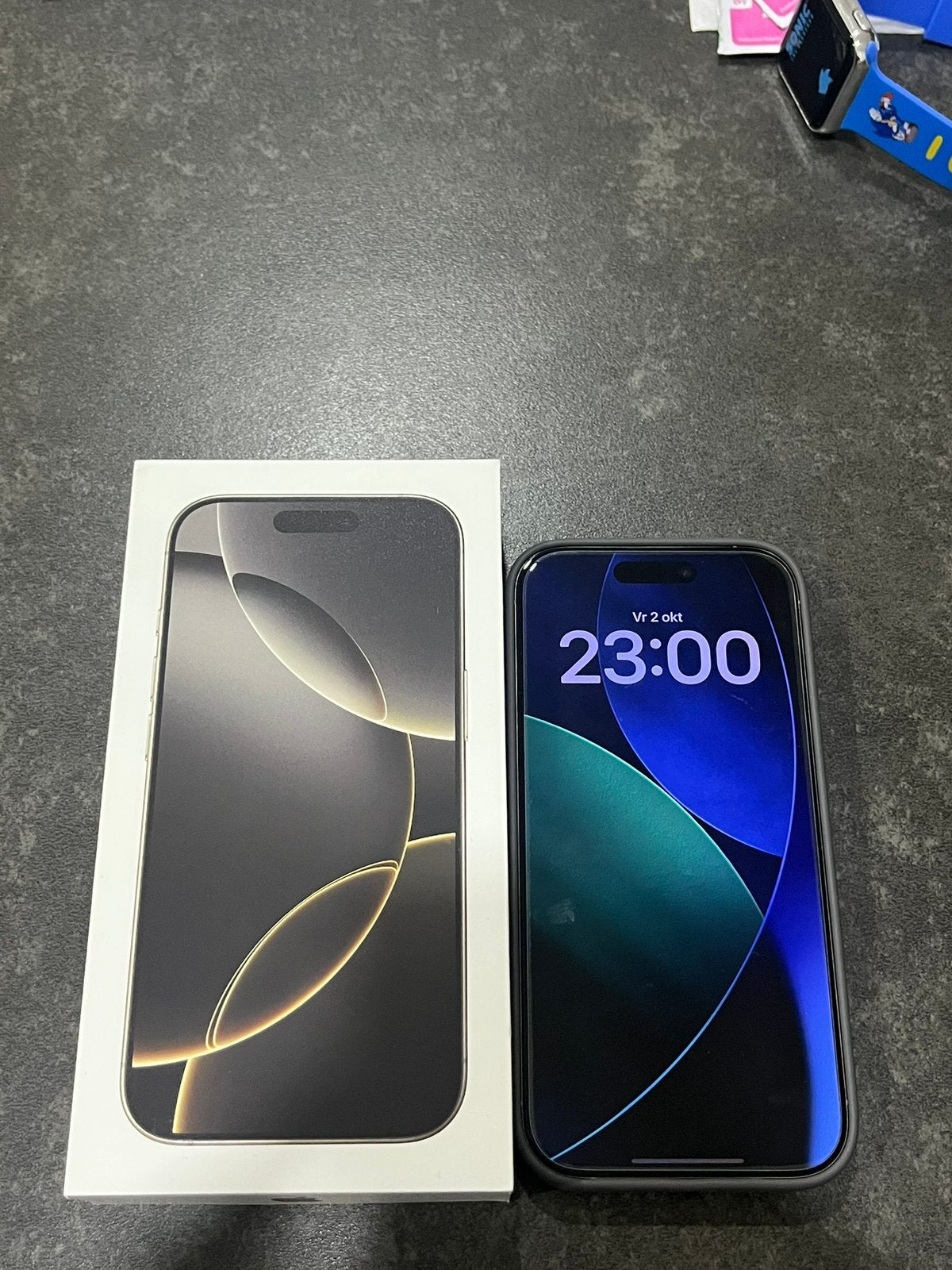 iPhone 16 Pro 128GB Natural Titanium – 89% batterij, Telecommunicatie, 128 GB, 89 %, Zo goed als nieuw, Ophalen