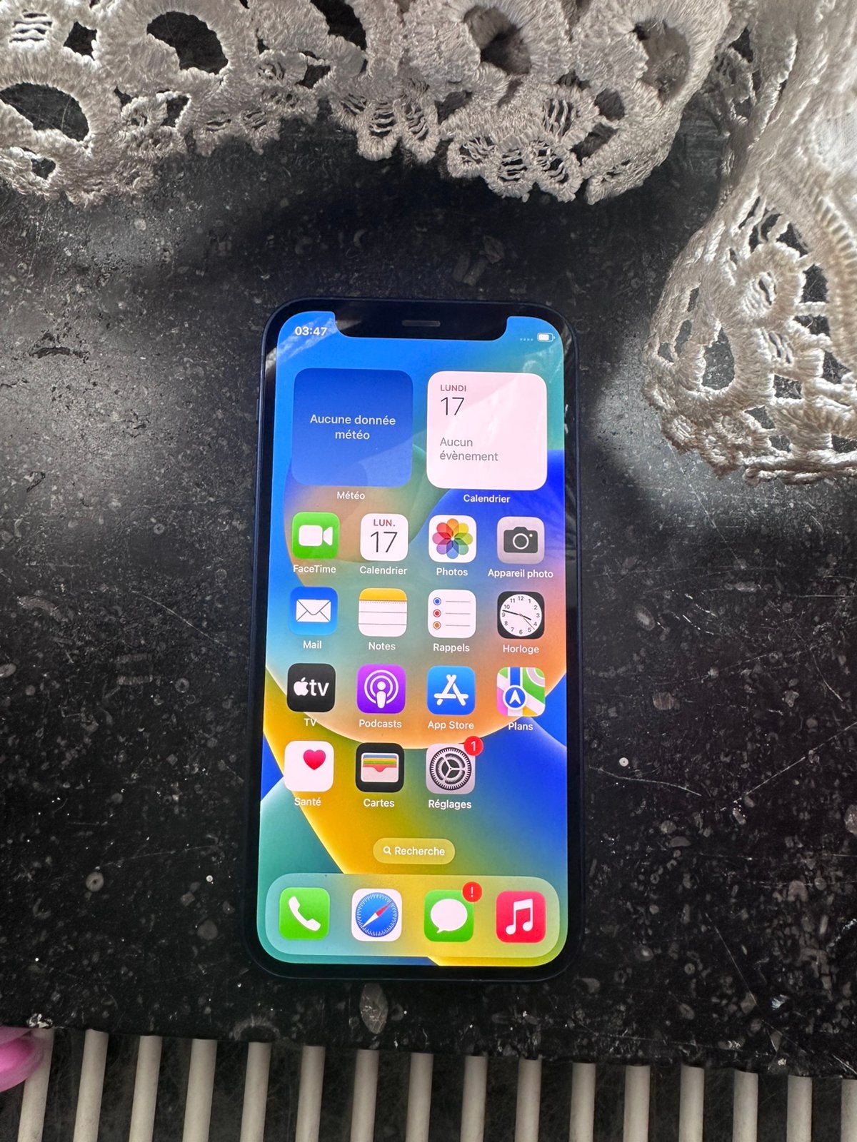 Iphone 12 mini, 64 giga in uitstekende staat! Vaste prijs!, Ophalen of Verzenden, Zo goed als nieuw, Blauw, IPhone 12 Mini