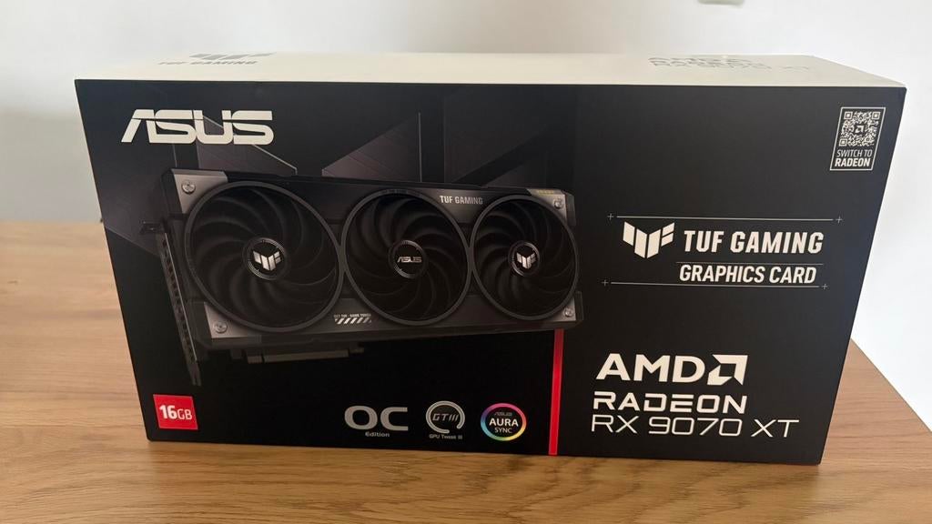 CARTE GRAPHIQUE RX 9070 XT OC edition, Computers en Software, Pc speakers, Zo goed als nieuw, Ophalen