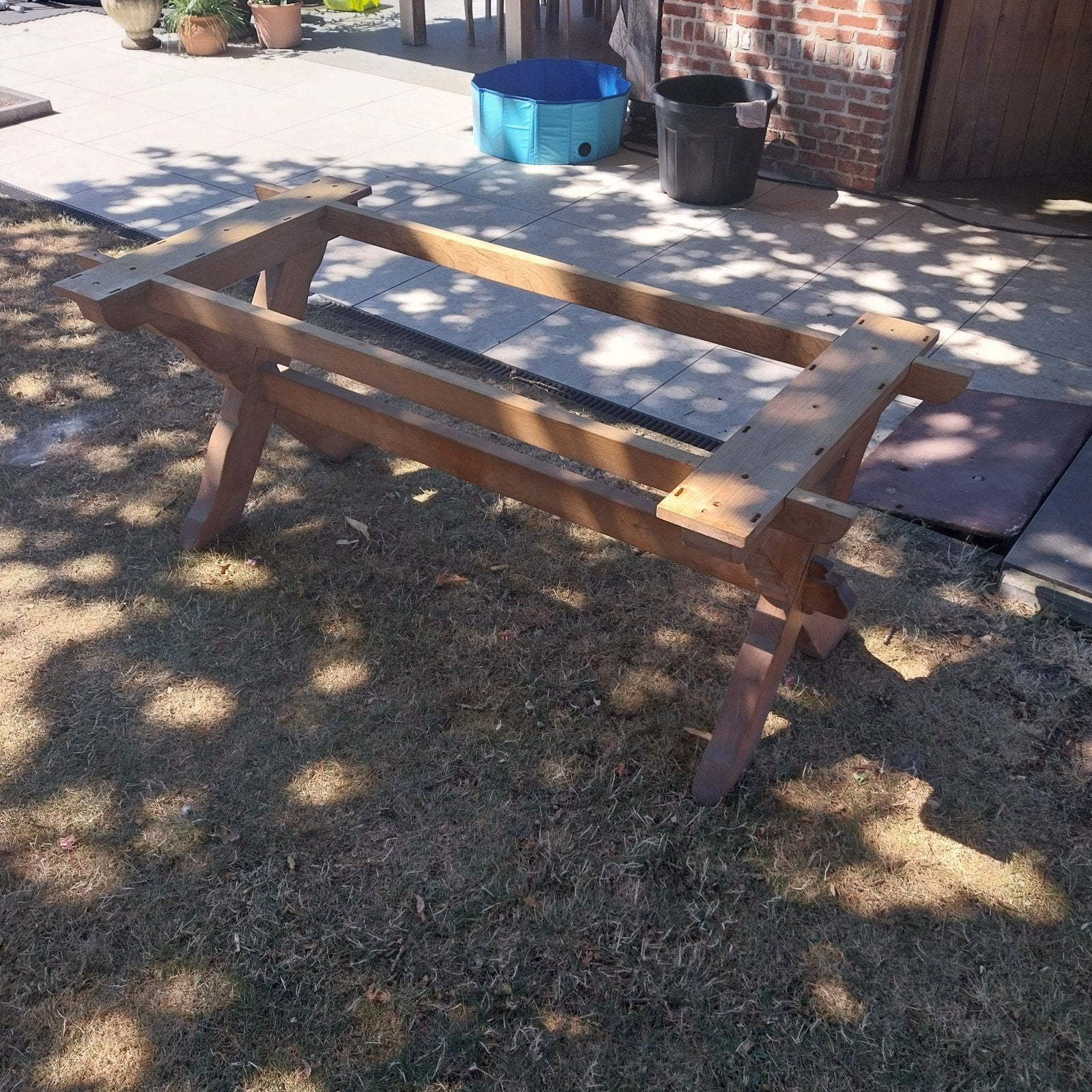 eiken onderstel, Ophalen, Gebruikt, Eikenhout, 50 tot 100 cm