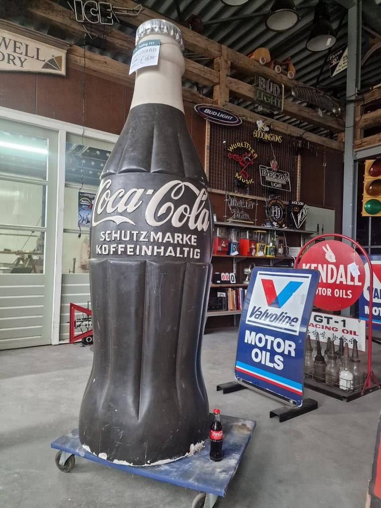 Bouteille Coca-Cola de 2 mètres 50 ans, Collections, Enlèvement, Utilisé, Panneau publicitaire