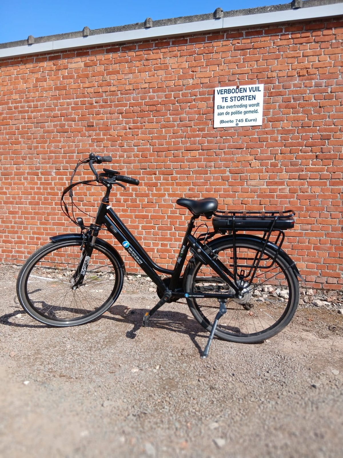Elektrische fiets merk jools lage instap Incl. accu en lader, Enlèvement, Comme neuf
