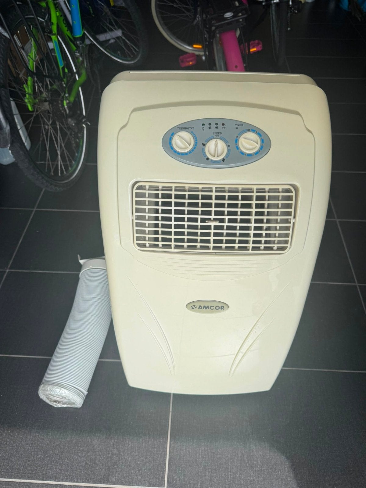 Mobiele airco AMCOR in een goede staat, 60 à 100 m³, Refroidissement et Déshumidification, Classe énergétique A ou plus économe