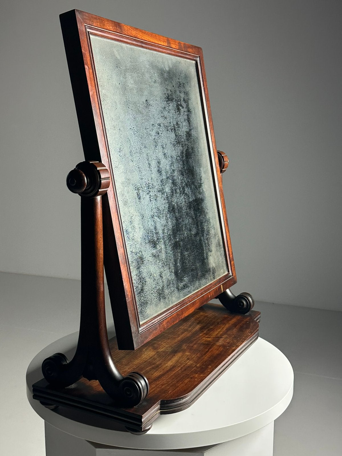 Antieke tafel- / schouwspiegel 19e eeuw, Ophalen of Verzenden