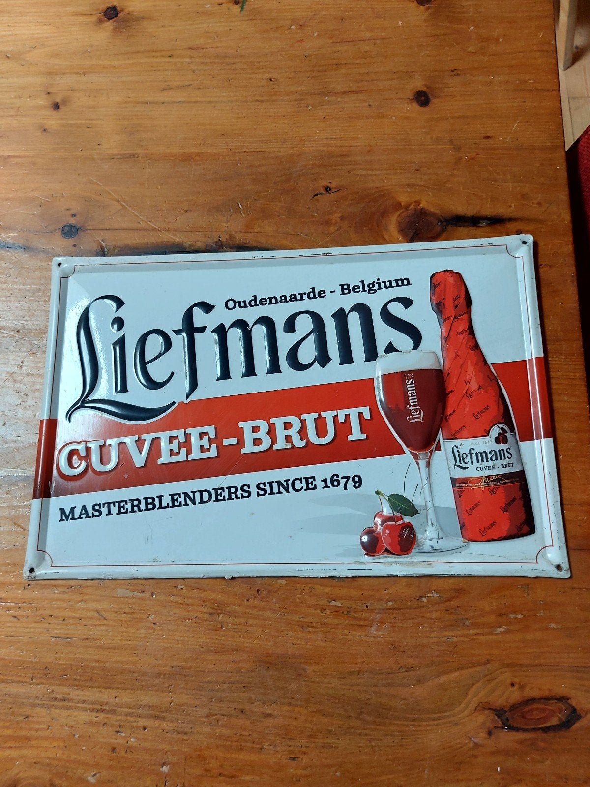 Liefmans bord, Verzamelen, Merken en Reclamevoorwerpen, Ophalen of Verzenden