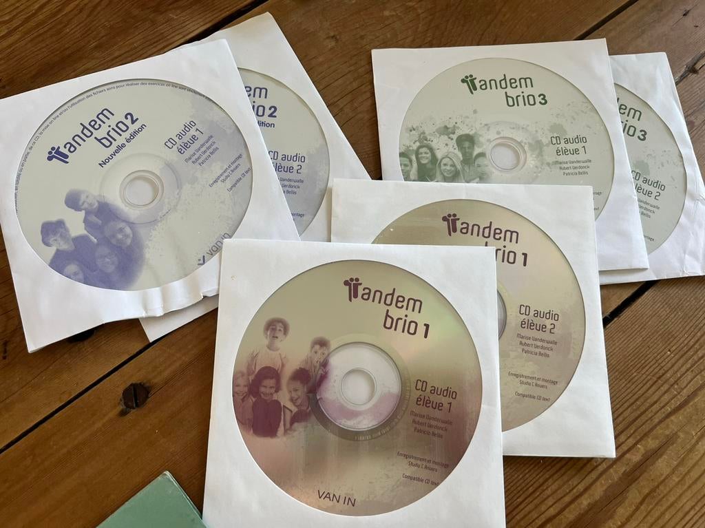 CD Tandem brio 1-2-3 a donner, Enlèvement, Comme neuf
