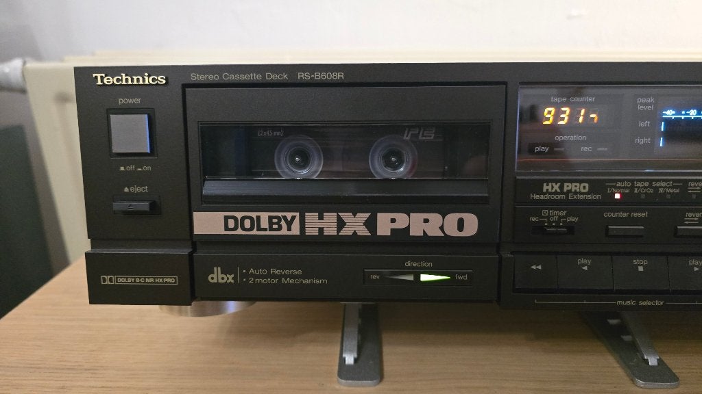 Lecteur de cassettes Technics RS-B608R, Enlèvement, Simple, Autres marques, Auto-reverse