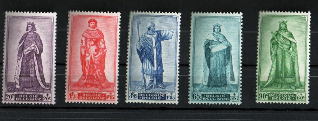 Belgique série de timbres No 751/55 en neufs xx, Enlèvement ou Envoi, Non oblitéré, Neuf