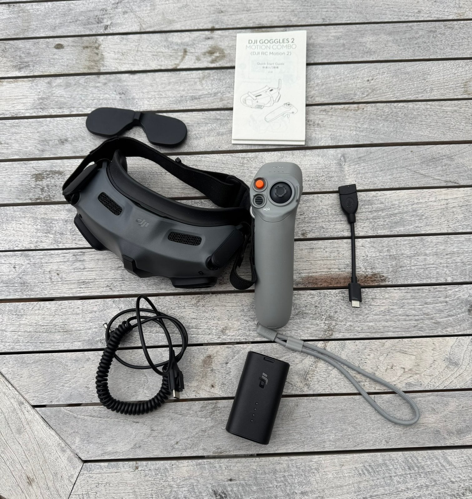 Lunettes DJI 2 Motion Combo, TV, Hi-fi & Vidéo, Drones, Comme neuf, DJI, Enlèvement ou Envoi