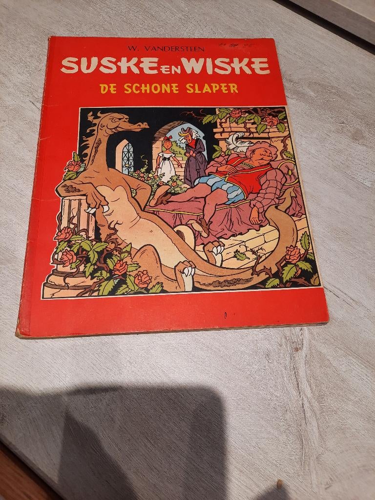 De schone slaper, Gelezen, Willy Vandersteen, Eén stripboek, Ophalen of Verzenden