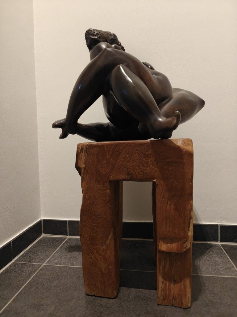 Bronzen beeld van SALEM – gesigneerd 14/50, Antiek en Kunst, Ophalen, Brons