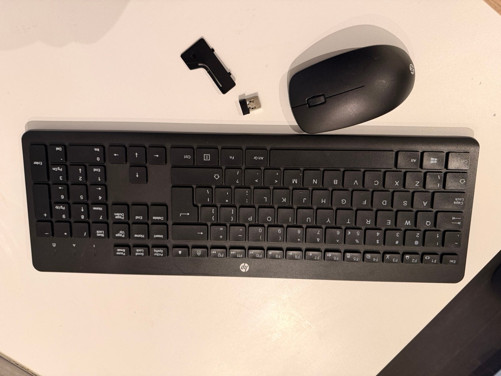Calvier et souris sans fil HP, Informatique & Logiciels, Enlèvement, Comme neuf, Sans fil
