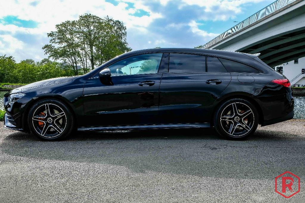 Mercedes CLA 200 Shooting Brake AMG Historique, Cuir, Achat, Entretenue par le concessionnaire, Noir