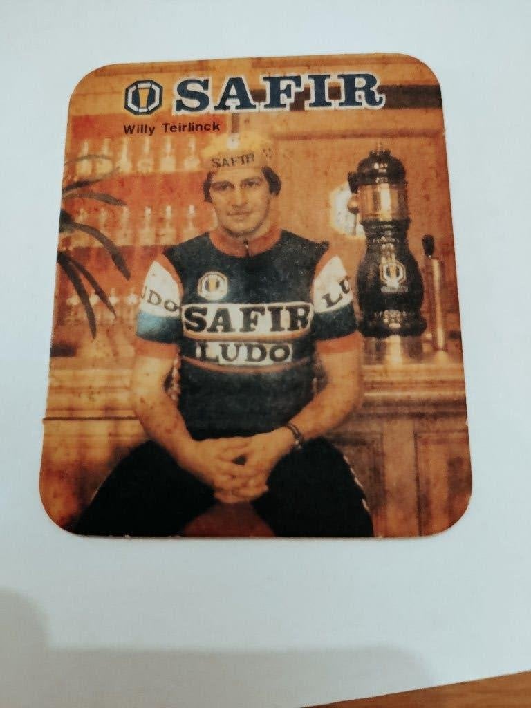 Bierviltje Safir, Ophalen of Verzenden, Zo goed als nieuw, Viltje(s), Overige merken