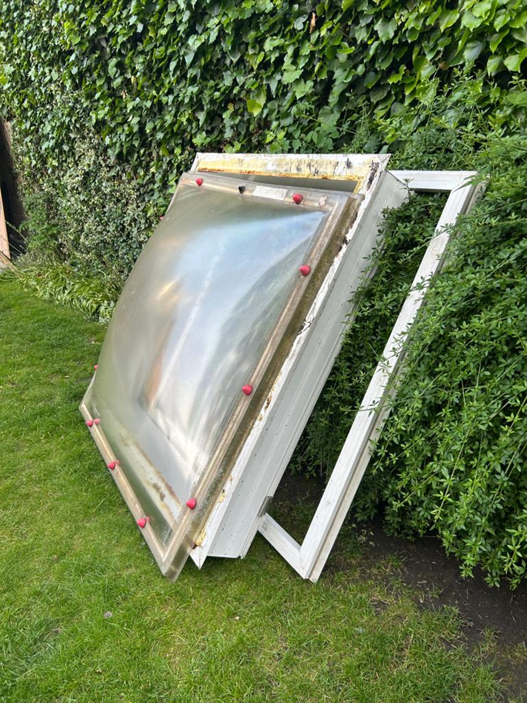 Skylux koepel 130 130, Doe-het-zelf en Bouw, Glas en Ramen, Ophalen, Gebruikt, 120 tot 160 cm, Overige typen