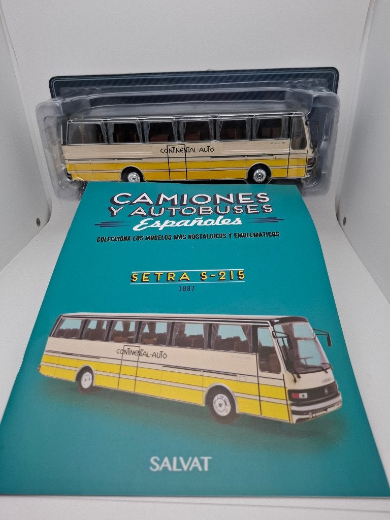Setra S215 Touringcar bus Spanje (1987) - Salvat 1/43, Verzenden, Zo goed als nieuw, Bus of Vrachtwagen