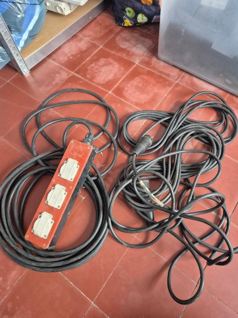 Rallonge électrique pour chantier, Bricolage & Construction, Électricité & Câbles, Enlèvement, Utilisé