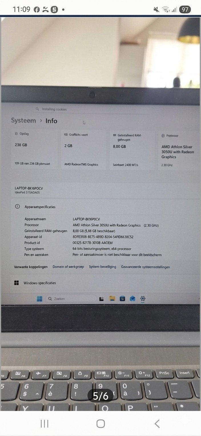 Lenovo ideaPad3, Computers en Software, Windows Laptops, Ophalen