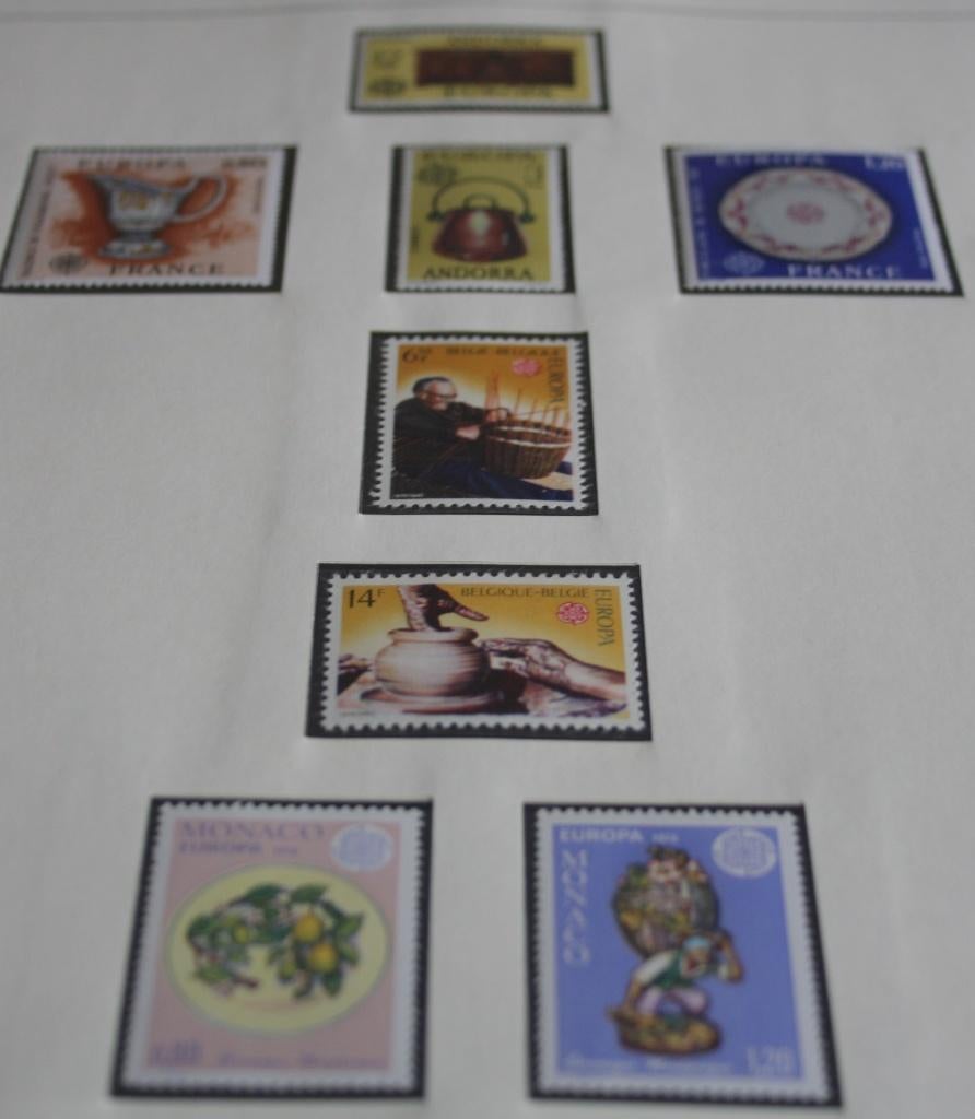 Timbres Europa 1976 à 1978, Verzenden, Europa, Frankeerzegel, Postfris