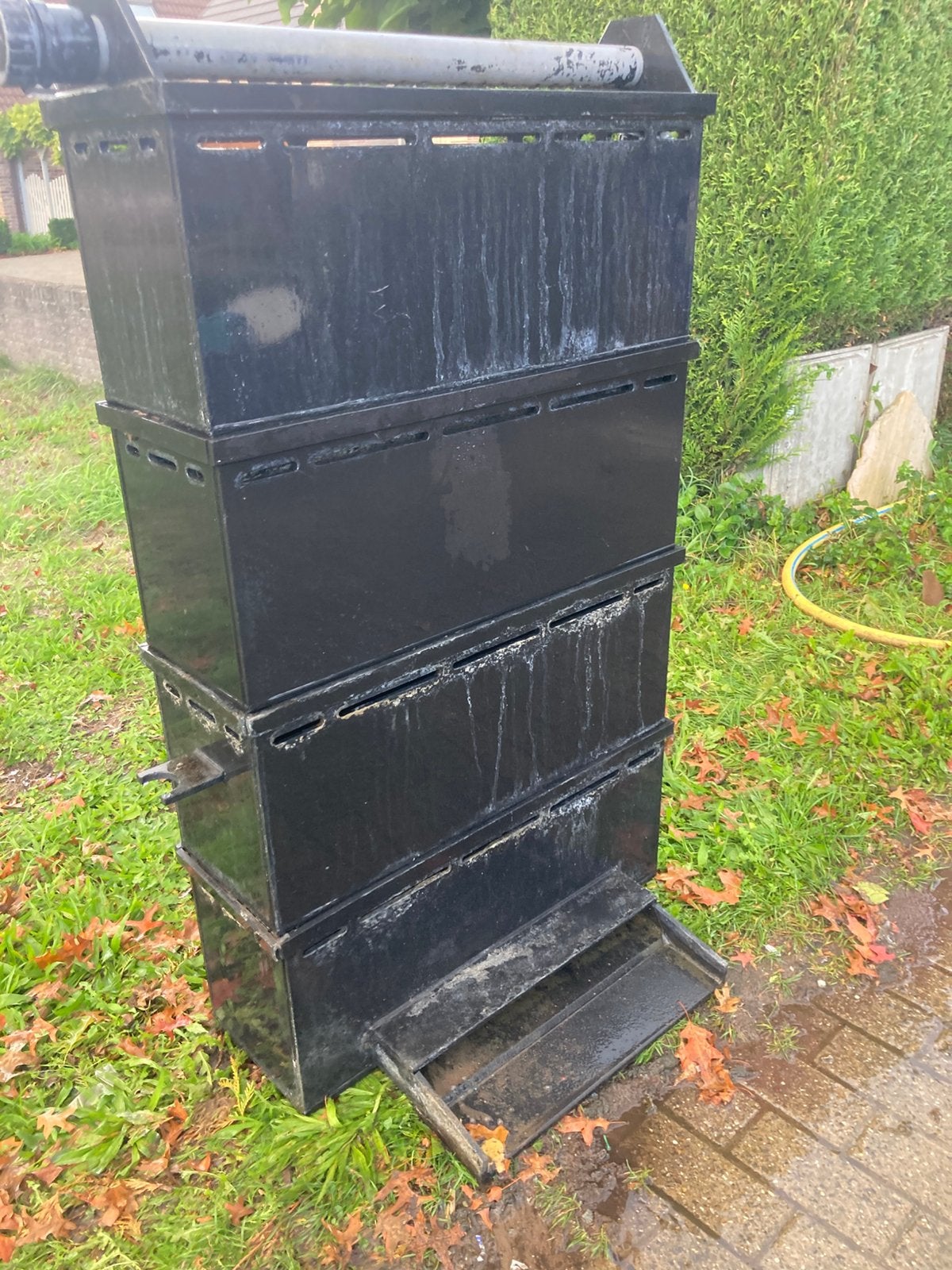Trickle toren met waterval incl filtermedia, Tuin en Terras, Ophalen, Gebruikt, Vijverfilter