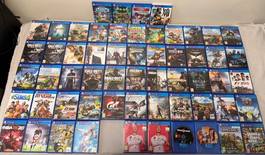 Playstation 4 Games 55 Stuck, Ophalen, Zo goed als nieuw